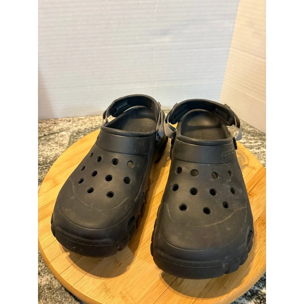 Crocs All Terrain Clog Black Men's‎ Size 12 Sport Outdoor Sandals